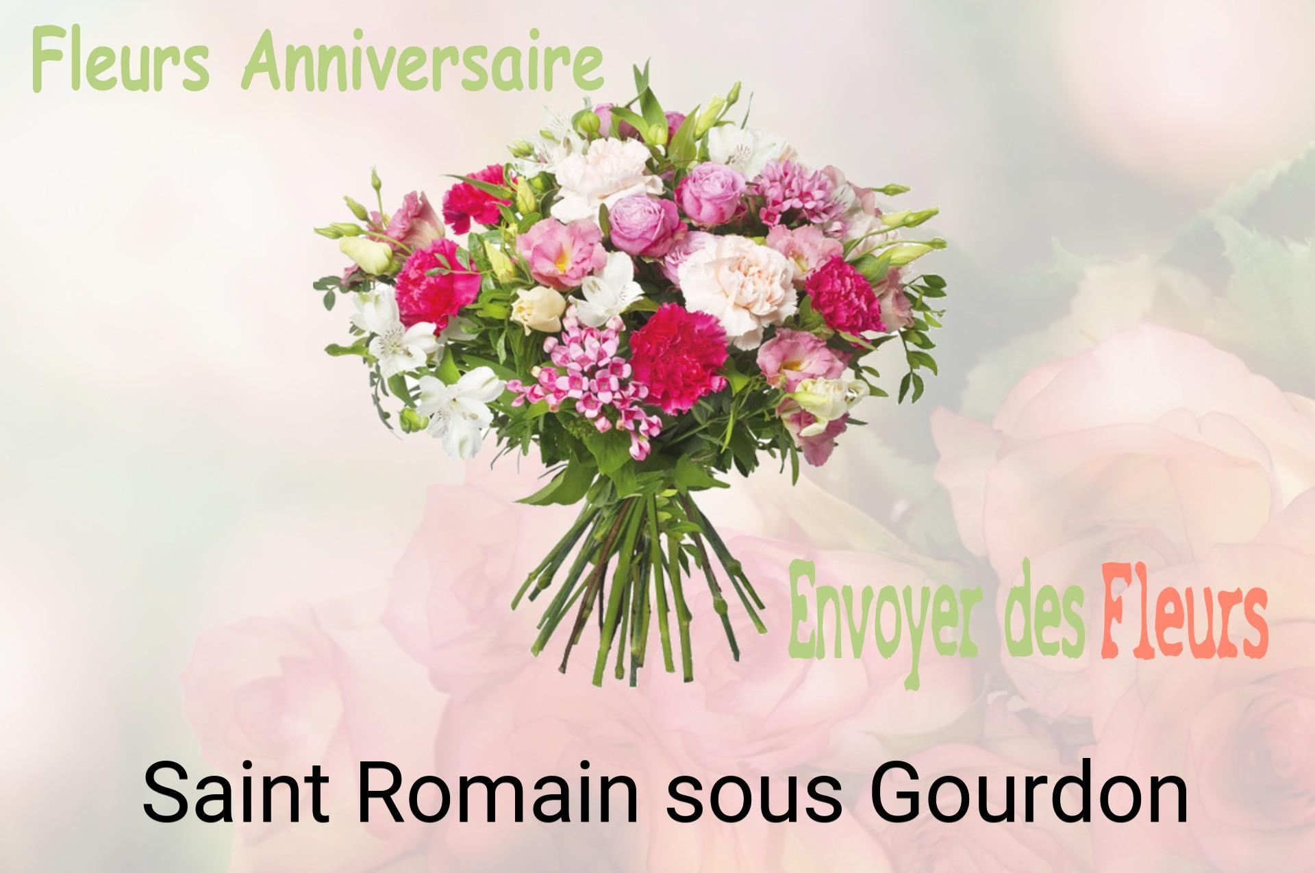 Bouquet de fleurs d’anniversaire livré à Saint-Romain-sous-Gourdon